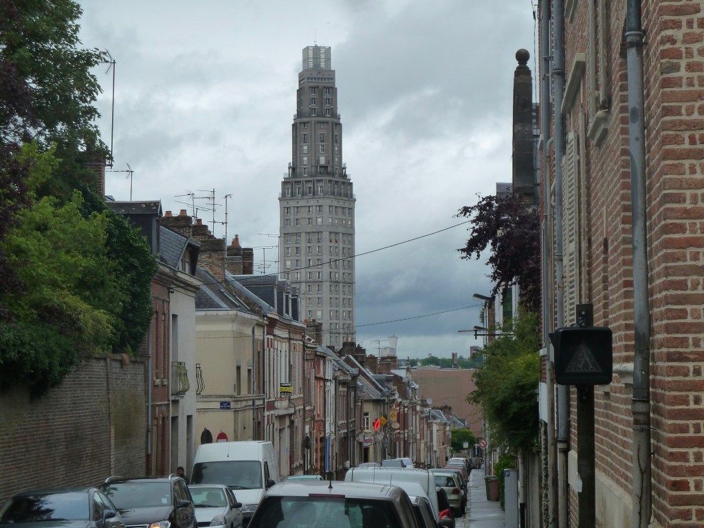 Le tour Perret in Amiens. de wolkenkrabber van Amiens.