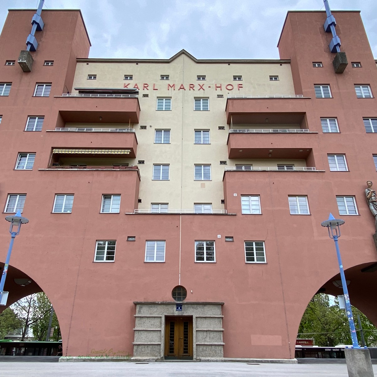 De Karl Marx Hof in Wenen.  De icoon van Rotes&nbsp;Wien.