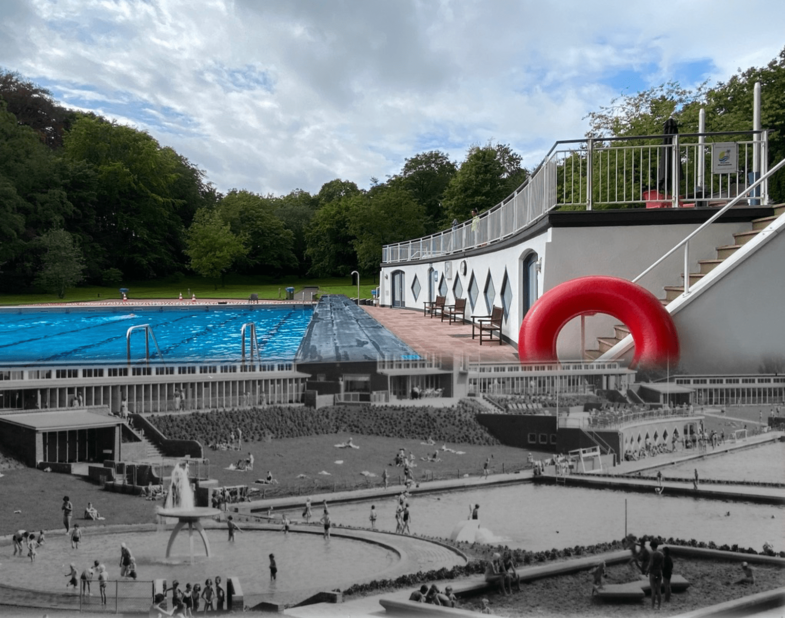 Zwembad Klarenbeek toen en nu