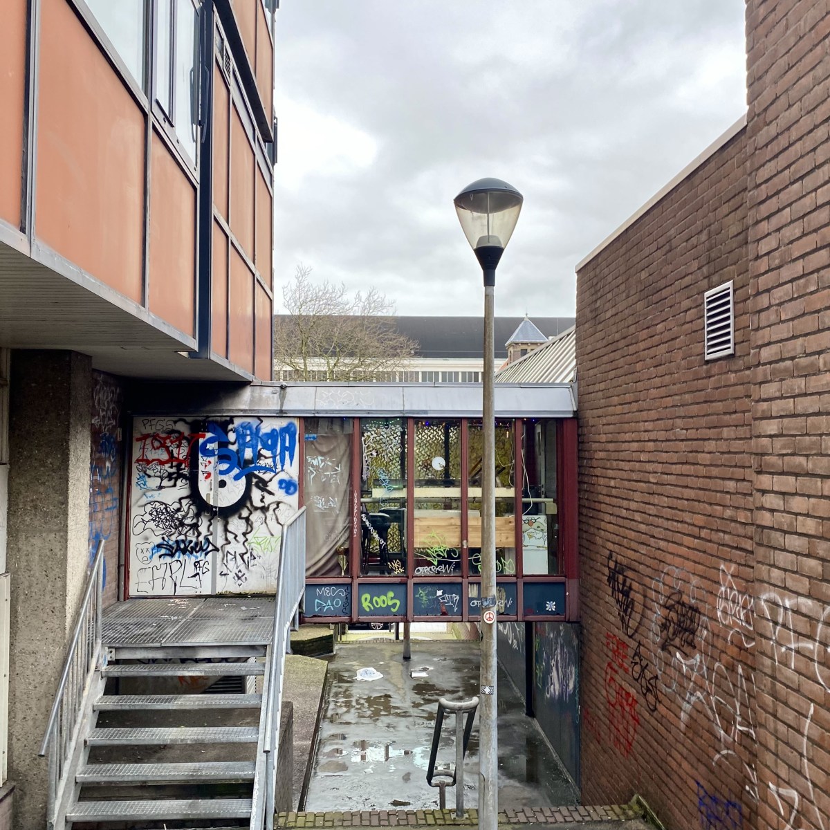 Stationsplein Haarlem: Beyneshal en&nbsp;Berensteyn.